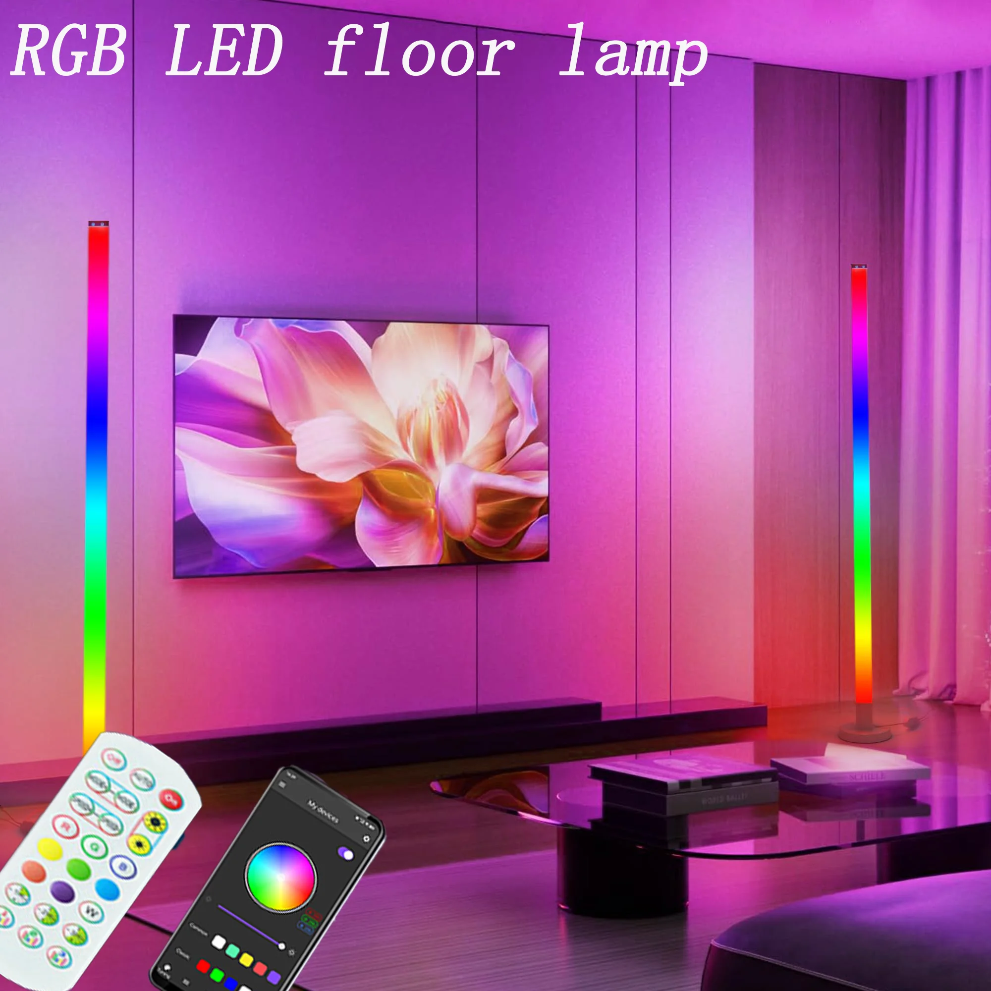 Lampada da terra led...con oltre milioni di colori musicale 1