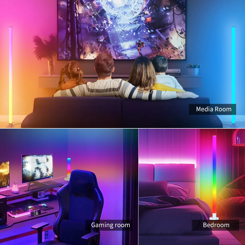 Lampada da terra led...con oltre milioni di colori musicale 5